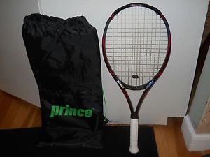 PRINCE MID PLUS POWER LEVEL 1200 TENNIS RACKET AND SOFT CASE