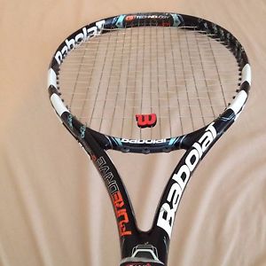 BABOLAT PURE DRIVE TENNIS RACKET - GRIP SIZE 4/38    NEW LUXILLION STRINGS