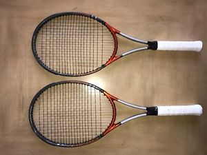 A Pair of Head Ti Radical Midplus 4 1/2 Racquets