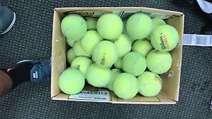 100 PREOWNED TENNIS BALLS. FREE SHIPPING ANYWHERE. Good Condition!!