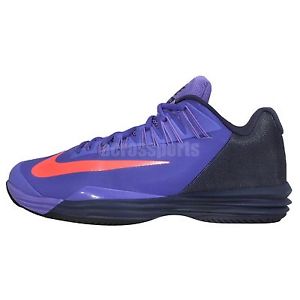Nike Lunar Ballistec 1.5 XDR Purple Navy Red 2015 Mens Tennis Shoes 705285-584