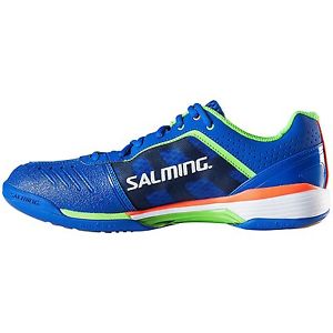 Salming Viper 3.0 Men's Indoor Court Squash Badminton Shoes - Royal/Green