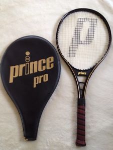 New! Genuine Vintage 1983 Prince Pro Tennis Racquet 4 5/8" Grip with Cover