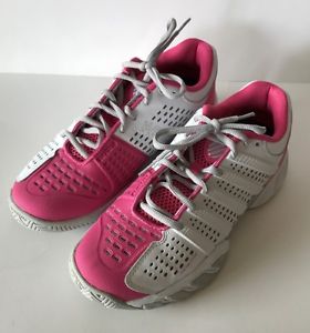 K-Swiss Womens BigShot Light 2.5 Tennis Shoes Size 7.5 White & Pink