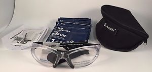 LEADER T-Zone Large Clear Black Rxable Protective Eyewear Sport Goggles Glasses