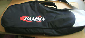 GAMMA TENNIS RACQUET EQUIPMENT BAG, (3) SECTIONS, HOLD MANY RACQUETS,  EXCELLENT