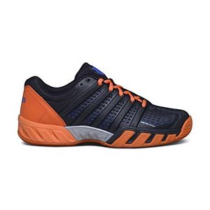 bigshot light 2.5 tennis sneaker shoe - black / vibrant orange / electric blue