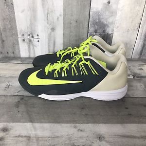 Men's Nike Lunar Ballistec 1.5 Green Athletic Tennis Shoes Size 14