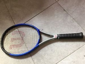 Wilson Pro Staff Titanium 6.6 Oversize 110 4 3/8 grip Tennis Racquet Good