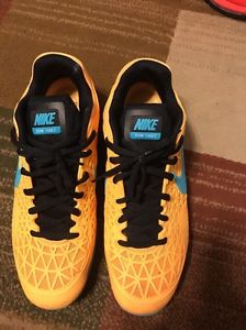 Used Lightly Nike Zoom Cage 2 Tennis Shoes 705247-840 Size 12.5