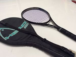 Head 660 Atlantis Tennis Racquet With Racket Case Bag Cover 4 5/8