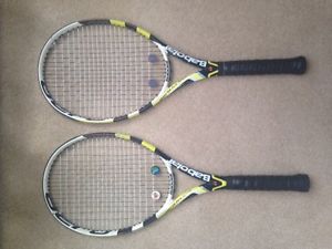 Babolat Aero Pro Drive 100 head Nadal 4 1/2 grip Tennis Racquets (2)