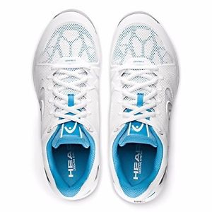 Womens Head Revolt Pro 2 Tennis shoe Size 9 New in Box White with blue trim