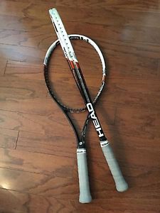 Pair of Head YouTek Speed MP Tennis Racquets