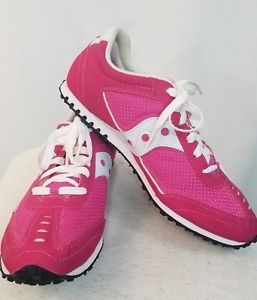 Saucony Pink Nylon Athletic Running Shoes, Size 10M