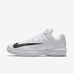 Nike Lunar Ballistec 1.5 QS Men's Tennis Shoes Size 15 White Black 852215-101