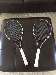 2 Babolat Pure Drive "Play" Racquets (lightly used)