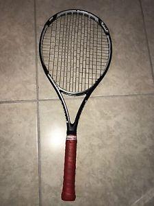 Prince Warrior 100 black tennis racket (1), 1 1/4 grip