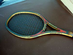DUNLOP A-PLAYER Graphite Wood Tennis Racquet "VERY GOOD"