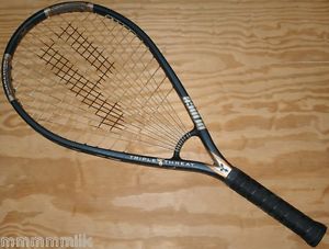 Prince Triple Threat Ring Super Oversize 125 OS 4 1/2 Tennis Racket with Cover