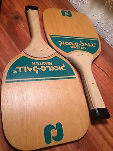 2 Pickle Ball Master Paddles 7-Ply Hardwood Paddle Pair New