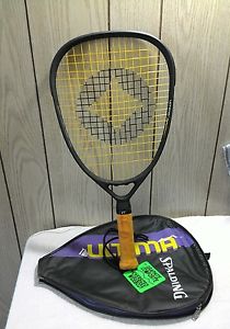 Spalding Ultima Graphite oversized wide body power racquet & cover