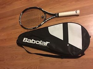 Babolat PURE DRIVE FS1 Tennis Racquet in Case 4 1/2 GT Technology Strung Great!