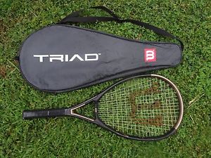 Wilson Triad 2.2 Oversized Tennis Racquet Racket 4 3/8 with case Great Condition