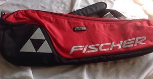 Fisher, Frequency Tuning Tennis Bag, NWT, Red/Black/Gray, Holds Multiple Rackets