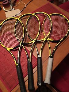 Prince ESP Tour  95 tennis rackets - 4 1/4 grip - lot of 4