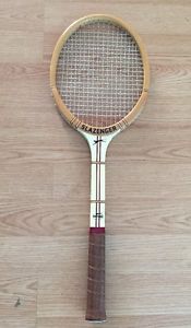 VTG Slazenger Demon Wooden Tennis Racket Racquet Light Made In England Excellent