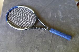 Wilson Pro Staff Titanium 6.6 95 Sq/In 4 3/8 Tennis Racquet - Needs Restring