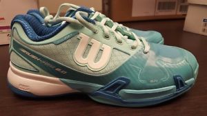 Wilson Rush Pro womens tennis shoes NEW in BOX 8.5 French open, federer, Nadal