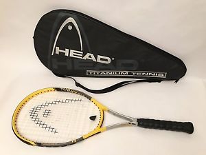 Head Mg Carbon 3001 Oversize Xtralong Tennis Racquet 4 3/8 with Cover