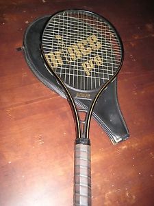 PRINCE PRO Tennis Racket and Cover-1979 Model with 4 5/8" grip. Ships FREE-Nice!