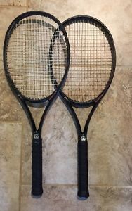 Dunlop Quake ISIS 10.0 Oversize Tennis Racquet Set - Worn Grips
