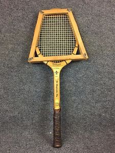 Vintage Wilson Le Sabre Speed Flex Wood Wooden Tennis Racket Racquet with Frame