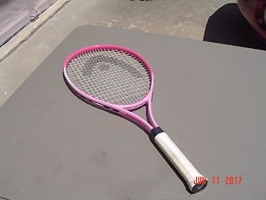 Pink HEAD nano titanium Tennis Racquet 4 1/4" Grip
