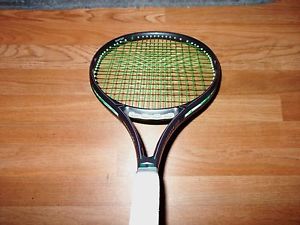 Slazenger Silhouette 105 Tennis Racquet Carbon Racket Vtg Oversize 4 1/4 CLEAN