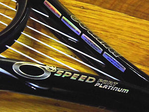 Prince O3 SpeedPort Platinum NEW LUXILON STRINGS Super Oversize 125 4 3/8" L3