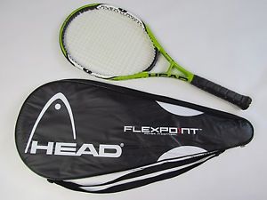Head FLEXPOINT HEAT tennis racquet 4 1/2, mid-plus 102 sq in. 10.1 oz. + BAG