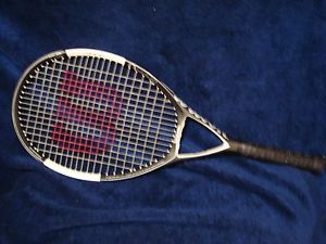 Wilson ncode n6 tennis racket NICE!! OS head 4 1/2 grp ! LOOK !