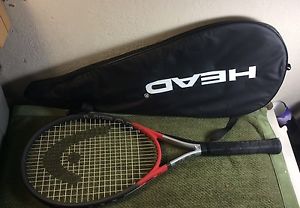 Head Ti. S2 Xtralong 4 3/8 Grip Titanium Tennis Racquet w/ Cover Bag