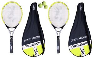2 x Browning Nanotec 230 Raquetas De Tenis + 3 Pelotas De Tenis