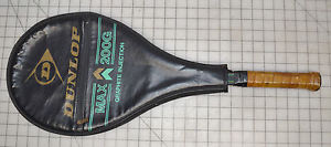 Vintage Dunlop Max 200G McEnroe Signature Made in England 4 1/2  Head Cover