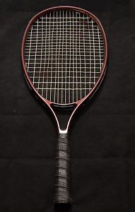 Vintage WEED 3/4 Tennis Racket 4 5/8 Grip Crimson Oversize Head High Performance
