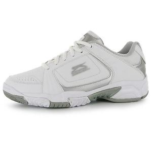 Slazenger Tennis Shoes Trainers Womens White/Silver Court Sneakers