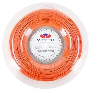 YTEX PENTAPOWER TWISTED 16L (1.25 mm)  660 ft/200 m - tennis racquet string reel