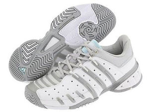 NEW Adidas BARRICADE IV Women's Tennis 10 shoes WHITE adiWEAR6 adiPRENE TORSION
