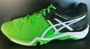 Asics Gel Resolution 6 Men Tennis Shoes Green NEW (10.5us)